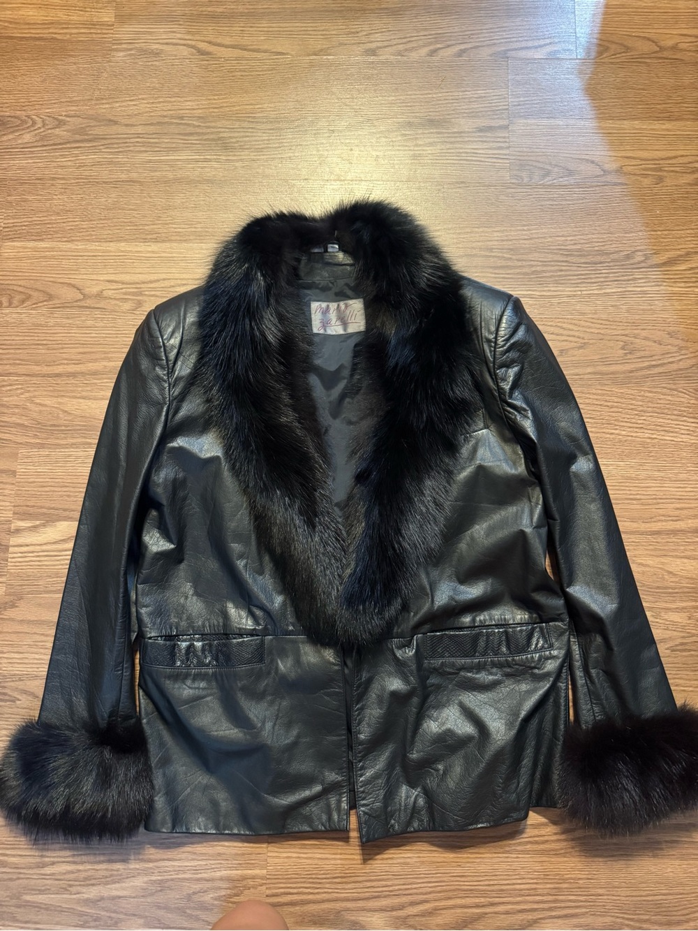 Black  Leather Jacket READ DESCRIPTION